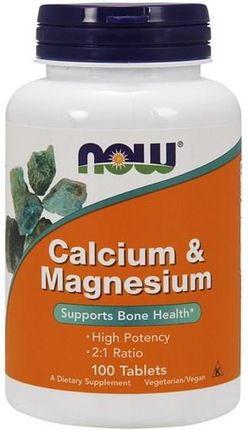 Now Calcium & Magnesium 100Tabl