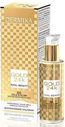 Dermika Gold 24K Total Benefit Gold&Glow Serum Odmładzające 30 ml