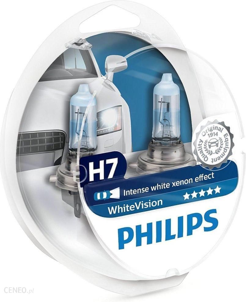 PHILIPS Żarówka H7 12V White Vision Set 2szt