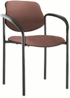 Nowy Styl Krzesło Konferencyjne Styl Arm Black Brązowe Składane, czarne krzesło konferencyjne Dagon sklep Edinos.pl