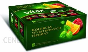 „Vitax“ unikalių mišrių arbatų dėžutė, kurioje yra 90 maišelių vokuose