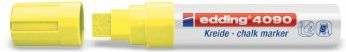 Edding Marker Do Szkła Ścięta Końcówka 4-15Mm Żółty Fluorescencyjny