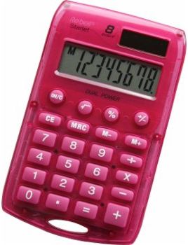 Rebell Kalkulator Starlet Różowy