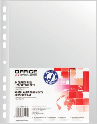 Office Products Koszulki na Dokumenty Pp A4 Groszkowe 30Mikr 100szt (21141115-90)