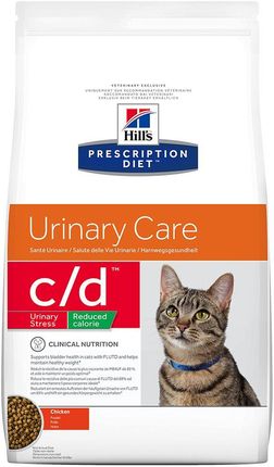 Hill's Prescription Diet Feline C/D Urinary Stress Reduced Calorie 8kg