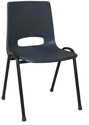 Ekwo Plastikowe krzesło i Pavlina Black 307011