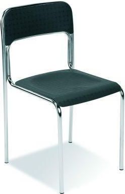 Manutan Plastikowe krzesło i Cortina Chrom 1026045