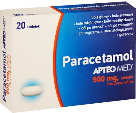 ApteoMed Paracetamol 500mg 20 tabletek