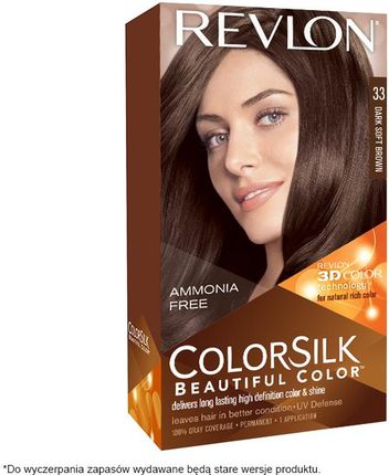 REVLON ColorSilk farba do włosów ciemny delikatny brąz 33