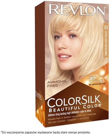 REVLON ColorSilk farba do włosów bardzo jasny słoneczny blond 03
