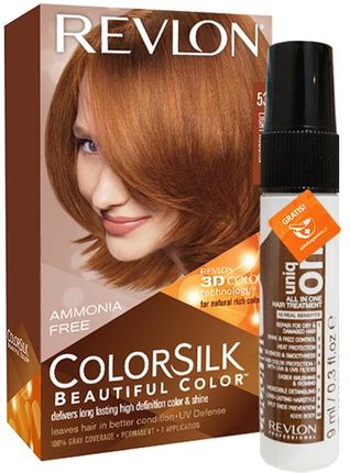 REVLON ColorSilk farba do włosów jasny kasztan 53