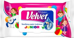 Velvet Papier Toaletowy Junior Nawilżany 42 Listki
