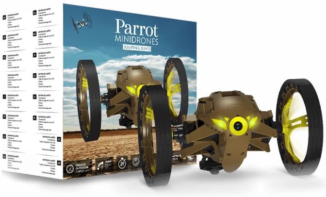 Dron Parrot Minidrone Jumping Sumo (Brown, Brązowy, Khaki
