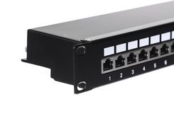 Zdjęcie Netrack Patchpanel 19'' 24-Porty Kat. 6 Ftp Lsa Z Półką (104-07) - Brok