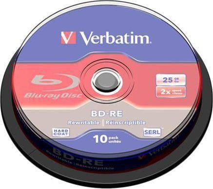 BD-RE Blu-Ray Verbatim 25GB 2x (cake 10) (43694)