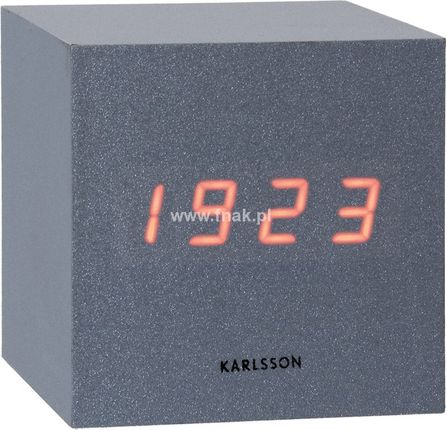 Karlsson Budzik Mini Cube Led