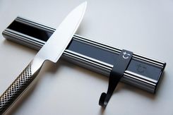 Zdjęcie BISBELL Listwa magnetyczna lustrzana 300 mm czarna BMKR32-30BK - Chrzanów