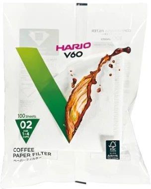Hario Filtry papierowe do dripa V60-02 100szt