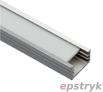 Spectrum Profil Aluminiowy Wojslim Z Osłoną Transparentną 1mb Woj01705
