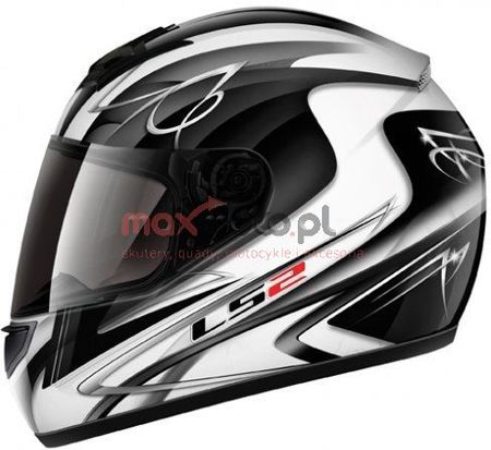 Kask motocyklowy Integralny Ls2 Ff350 Diamond Ii White Black