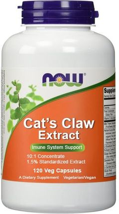 Now Foods Cats Clow Extract koci pazur 3400 mg 120 kaps.