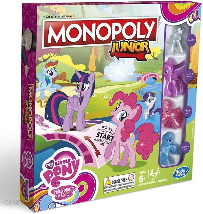 Hasbro Monopoly Junior My Little Pony B8417 Gra Dla Dziecka Ceny I Opinie Ceneo Pl