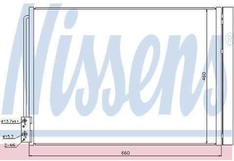 NISSENS 940110 Condensatore climatizzatore per BMW
