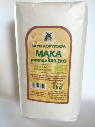 Młyn Kopytowa Mąka pszenna typ 500 EKOLOGICZNA 1kg