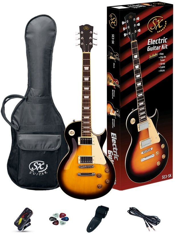 SX SE3 Electric Guitar Kit Vintage Sunburst - Ceny i opinie