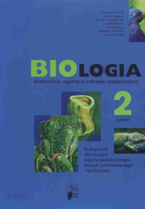 Podręcznik szkolny Biologia część 2 szkoła średnia podręcznik zakres ...