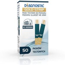 Zdjęcie Diagnostic Gold Strip test paskowy 50 sztuk - Złocieniec