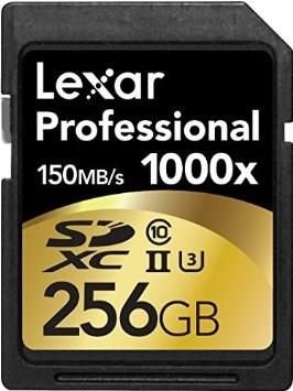 Lexar SDXC 256GB 1000x Professional UHS-II (LSD256CRBEU1000)