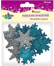 Zdjęcie Naklejki brokatowe Śnieżynki - Zagórz