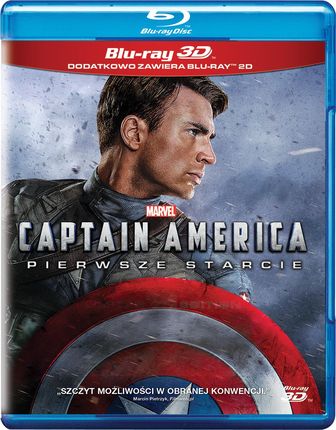 Captain America Pierwsze starcie 3D (Captain America: The First Avenger 3D) (Blu-ray)
