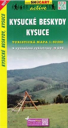 Kysucké Beskydy, Kysuce, 1:50 000