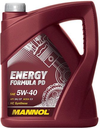 Mannol 5W-40 ENERGY FORMULA PD 5L VW 505.01