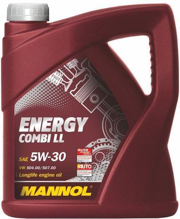 Mannol 5W-30 ENERGY COMBI LL C3 4L VW  504.00/507.00/505.01
