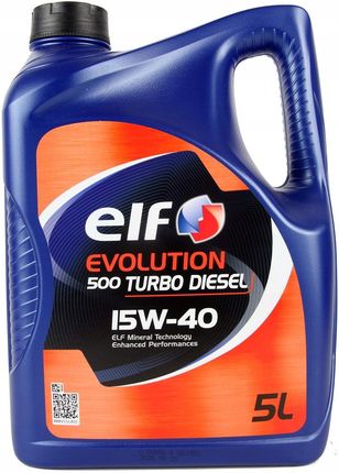 Elf Evolution 500 Turbo Diesel 15W40 5l