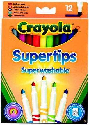 Crayola Flamastry Supertips Pastelowe 12 Szt.