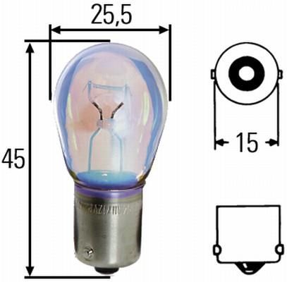 Żarówka, lampa kierunkowskazu HELLA 8GA 002 073-121