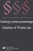 Zdjęcie Ewolucja prawa prywatnego. Evolution of Private Law - Wrocław