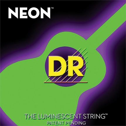 DR Strings HiDef Green Neon Medium-Lite Acoustic