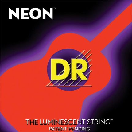DR Strings HiDef Orange Neon Medium-Lite Acoustic