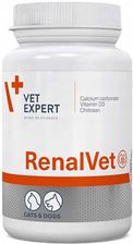 jakie Pozostałe akcesoria dla kotów wybrać - Vet Expert RenalVet preparat na nerki dla kotów i psów 60kaps.