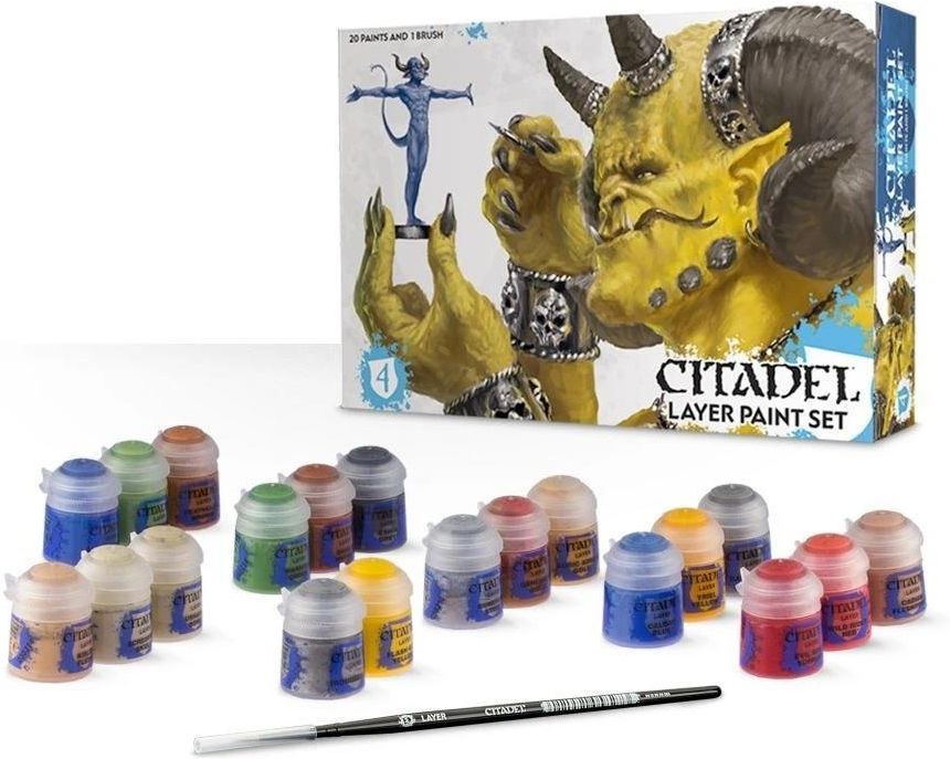 キャラクター CITADEL COLOUR LAYER PAINT SET Citadel Colour Zestaw farb LAYER PAINT SET - Citadel Colour