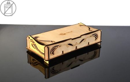 E-Raptor Token Box L - Porta Token In Legno Per Giochi Da Tavolo, 4 Scomparti, Facile Da Montare - 5