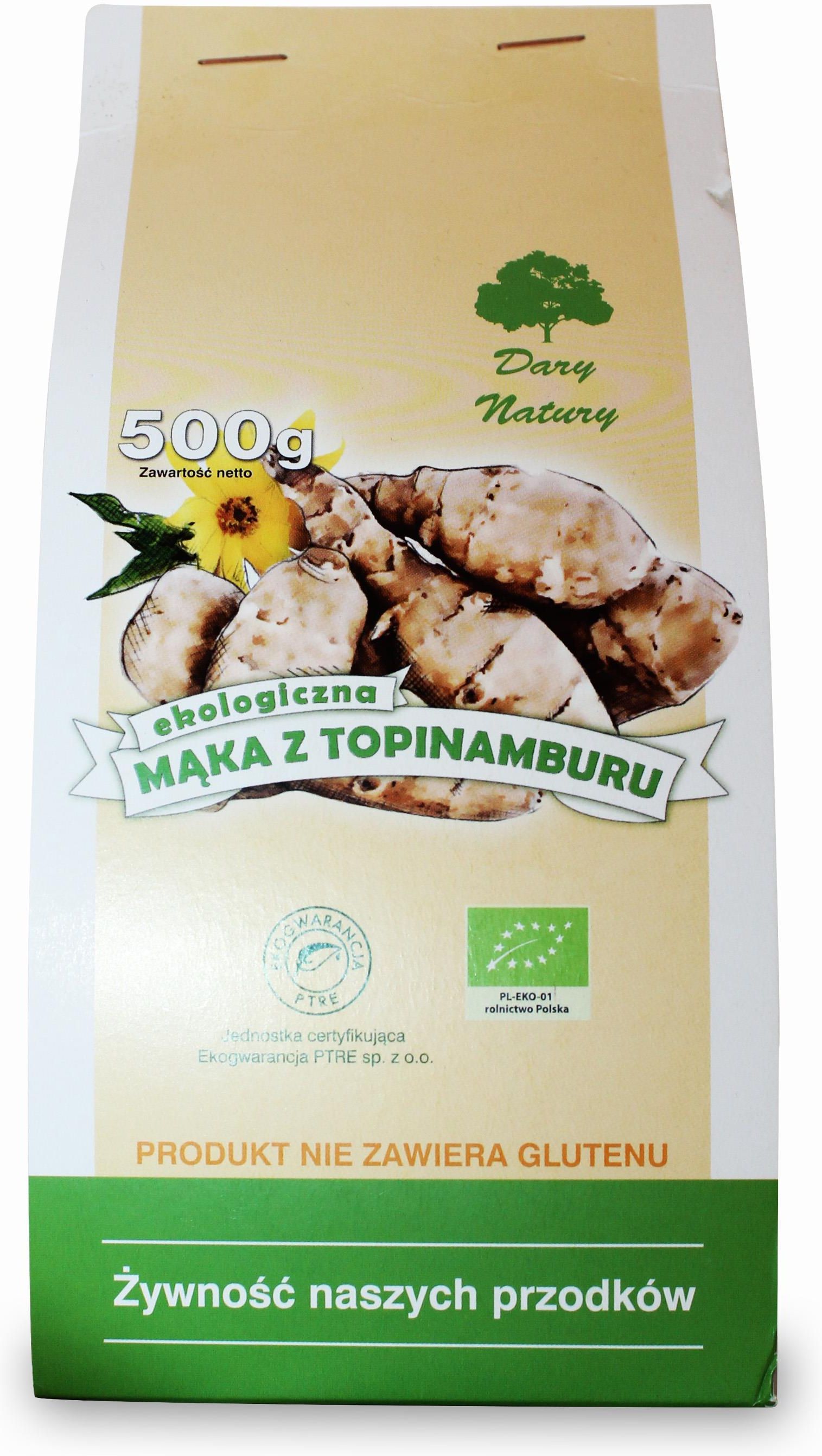 Dary Natury Inne Bio Mąka Z Topinamburu Bio Bezglutenowa 500 G Ceny i