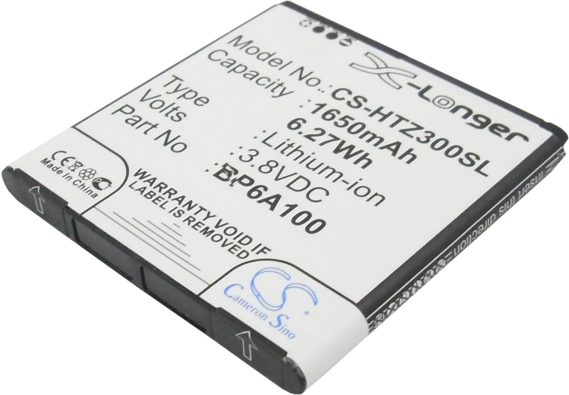 Batteria Al Litio 1600mAh Per HTC Desire V, X, VC E Altri – BL11100, 35H00190-00M