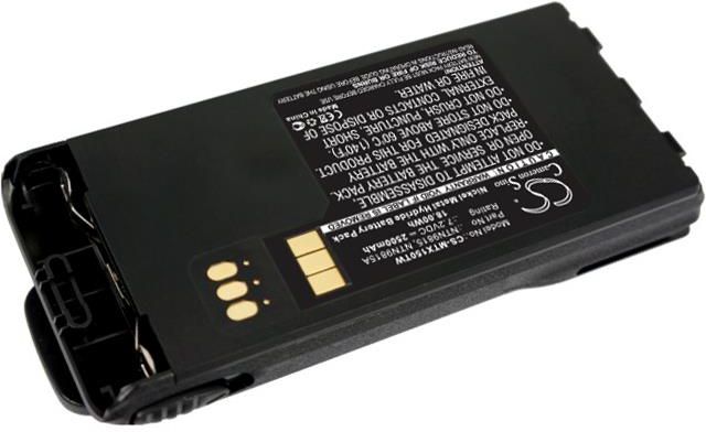 Lot De 2 Batteries NiMH 7,2V 2100mAh Pour Motorola XTS1500, XTS2500, NTN9858