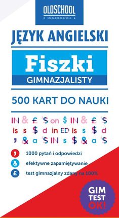 Język angielski. Fiszki gimnazjalisty. 500 kart do nauki (E-book)